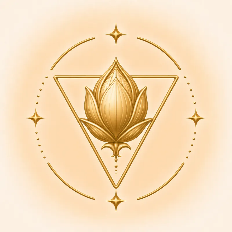 Bharani nakshatra — The vessel of creation, in gold